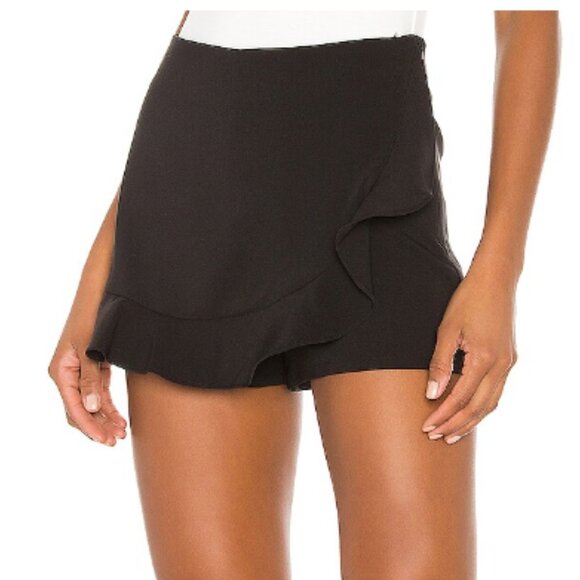 Lovers + Friends Karen Black Ruffle Skort - Picture 3 of 8